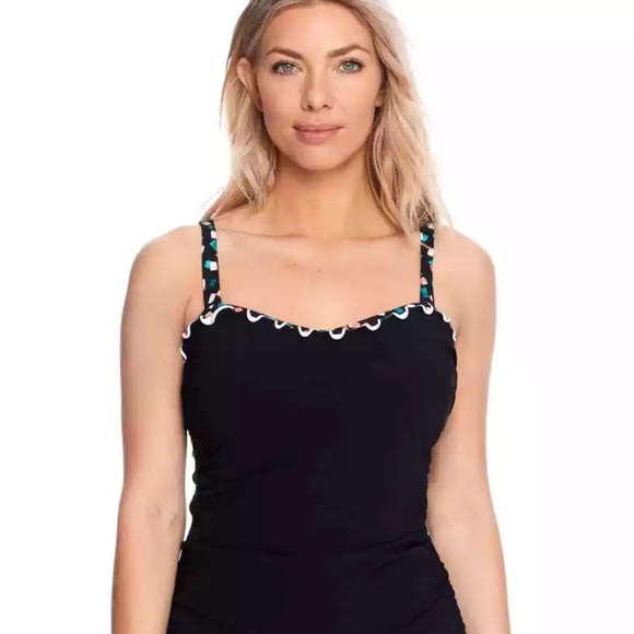 Profile by Gottex Women’s Underwire Tankini Top
Size 34D - Picture 1 of 12